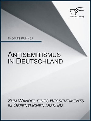cover image of Antisemitismus in Deutschland